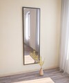 Oglinda decorativa, Siam, Tessa, 50x160x2 cm, MDF , Negru