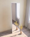 Oglinda decorativa, Siam, Tessa, 50x160x2 cm, MDF , Alb