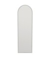 Oglinda decorativa, Siam, Emma, 50x160x2 cm, MDF , Alb