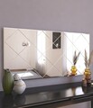 Oglinda decorativa, Siam, Mofo, 60x120x2 cm, MDF , Alb