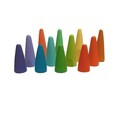 Jucarie pentru landou/carucior, Hanah Home, Pastel Trees, 11x9x7 cm, Multicolor