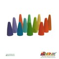 Jucarie pentru landou/carucior, Hanah Home, Pastel Trees, 11x9x7 cm, Multicolor