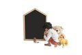 Tabla de scris, Hanah Home, Blackboard, Negru