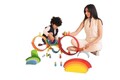Jucarie pentru landou/carucior, Hanah Home, Waldorf, Multicolor