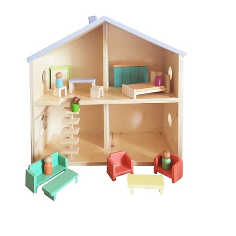 Jucarie pentru landou/carucior, Hanah Home, House Game, 59x60x25 cm, Multicolor