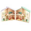 Jucarie pentru landou/carucior, Hanah Home, House Game, 59x60x25 cm, Multicolor