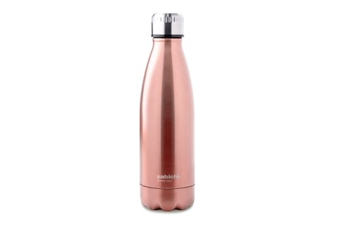 Sticla termos, Sabichi,  Drinks Bottle Rose Gold, inox, 500 ml