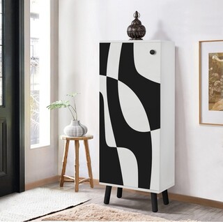 50x135x38 cm, Alb;Negru