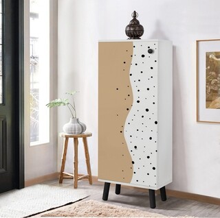 50x135x38 cm, Alb;Negru