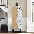 Pantofar, Vella, Vegas, 50x135x38 cm, PAL, Alb/Negru