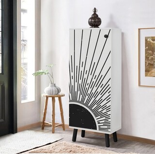 50x135x38 cm, Alb;Negru