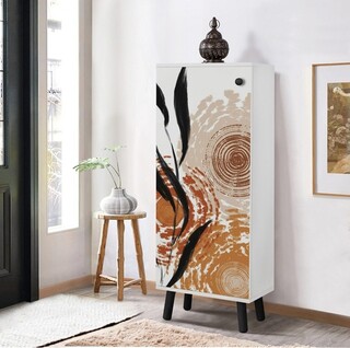 50x135x38 cm, Alb;Negru