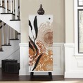 Pantofar, Vella, Vegas, 50x135x38 cm, PAL, Alb/Negru