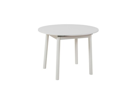 Masa extensibila, Vella, Oliver, 100x75x100 cm, PAL, Alb