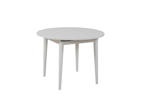 Masa extensibila, Vella, Vina 139, 100x75x100 cm, PAL, Alb