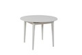 Masa extensibila, Vella, Vina 139, 100x75x100 cm, PAL, Alb