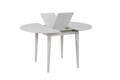 Masa extensibila, Vella, Vina 139, 100x75x100 cm, PAL, Alb
