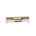 Comoda TV, Arnetti, Mindy Tv 160, 160x40x45 cm, PAL, Safir / Alb