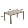 Set mobilier de gradina, Hanah Home, Arya, Cappucino / Crema