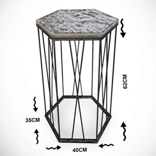 40x62x35 cm, Maro;Negru