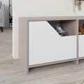 Pantofar, Decortie, Nexus Shoe Cabinet, 105x47x37 cm, PAL, Mocha deschis / alb