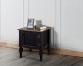 Noptiera, Ephelia, Ada Nightstand, 50x40x52 cm, MDF , Negru