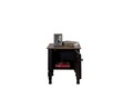 Noptiera, Ephelia, Ada Nightstand, 50x40x52 cm, MDF , Negru