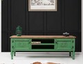 Comoda TV, Ephelia, Ada TV, 150x40x50 cm, MDF , Verde deschis