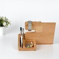 Organizator de birou, Evila Originals, Pho001, 25x22x16 cm, Lemn masiv, Lemn