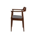 Scaun, Hanah Home, Albero43, Nuc / Negru / Alb