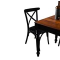 Set masa extensibila si 4 scaune, Hanah Home, Albero16, Nuc negru