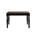 Set masa extensibila si 4 scaune, Hanah Home, Albero16, Nuc negru
