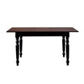 Set masa extensibila si 4 scaune, Hanah Home, Albero16, Nuc negru
