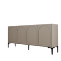 Consola, Hommy Craft, Lyon 79, 180x79x35 cm, PAL, Atlas / Negru