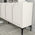 Consola, Hommy Craft, Lyon 79, 180x79x35 cm, PAL, Crem/Negru