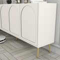 Consola, Hommy Craft, Lyon 80, 180x80x35 cm, PAL, Crem / Aur