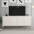 Consola, Hommy Craft, Lyon 80, 180x80x35 cm, PAL, Crem / Aur