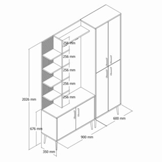 150x202x35 cm, Alb;Auriu