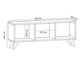 Comoda TV, Inarch, Tina, 120x48 cm, PAL, Maro