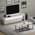 Set mobilier living, Inarch, Beliz, PAL, Alb
