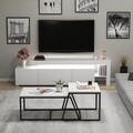 Set mobilier living, Inarch, Beliz, PAL, Alb