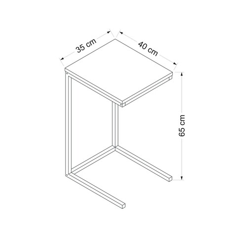 Masuta, Minerva, Davin, 35x65x40 cm, PAL, Maro