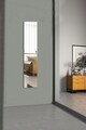 Oglinda decorativa, Mirrorland, Rectangular Stripe, Oglinda acrilica;MDF, Argintiu