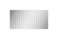 Oglinda decorativa, Mirrorland, Rectangular Stripe, Oglinda acrilica;MDF, Argintiu