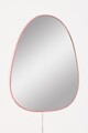Oglinda cu Iluminare Led, Mirrorland, Quippy, Oglinda acrilica;MDF, Roz