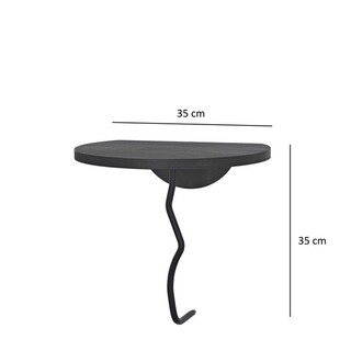 35x35 cm, Negru;Antracit