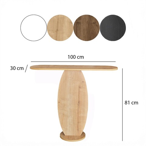 Dulap, Neostill, Ellittica, 100x81x30 cm, PAL, Maro