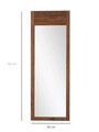 Oglinda Cheval, Neostill, Forest, 55x155x2 cm, Lemn, Castan
