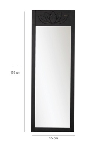 Oglinda Cheval, Neostill, Lotus, 55x155x2 cm, Lemn, Antracit