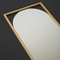 Oglinda decorativa, Neostill, Henri, 40x167 cm, MDF , Auriu